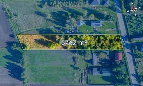 działka na sprzedaż 3762m2 działka Zawada, Sobieskiego