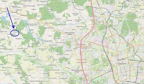 Działka przemysłowo-usługowa 44 210 m² w Orzechowie - inwestycja działka Malanów