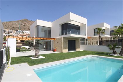 Luksusowa willa z basenem i panoramicznym widokiem dom Golf Bahía, Finestrat, Alicante, Golf Bahía, Finestrat, Alicante