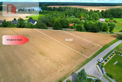 Działka 1650 m² w Objezierzu (blisko jeziora Wysockie) działka Objezierze