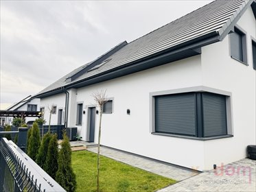 Nowoczesny dom bliźniak w Kostomłotach II – stan deweloperski dom Kostomłoty Drugie