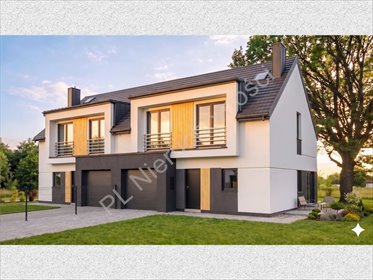 Nowoczesny bliźniak 150 m2 z dużą działką i 5 pokoi dom Chrzanów Mały