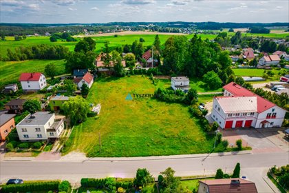 Działka usługowo-produkt. 4100 m² w centrum Lipusza działka Lipusz