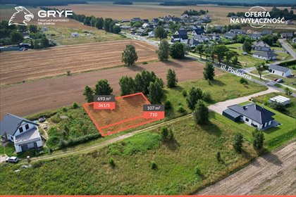 działka na sprzedaż 800m2 działka Krępa Słupska