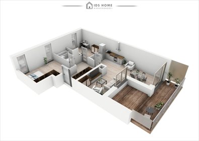 Do sprzedania przestronne 3-pokojowe mieszkanie 76,75 m² z dużym balkonem mieszkanie Lublin, Ponikwoda