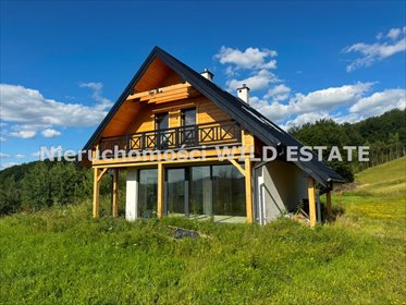 Na sprzedaż nowoczesny dom 89 m² z tarasem i balkonem dom Baligród, Baligród, Baligród