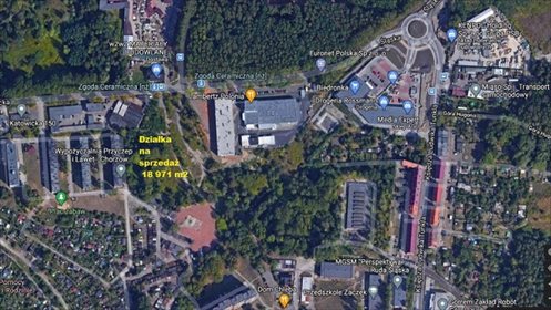 działka na sprzedaż 18971m2 działka Ruda Śląska, Bykowina, Katowicka