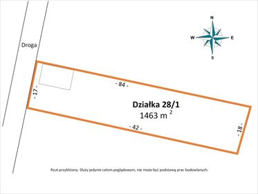Działka budowlana 1463m² z przyłączami, Grabów Żychlin działka Grabów, Dworcowa