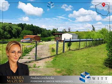 Działka z domkiem holenderskim na Mazurach - zapraszam działka Gubławki