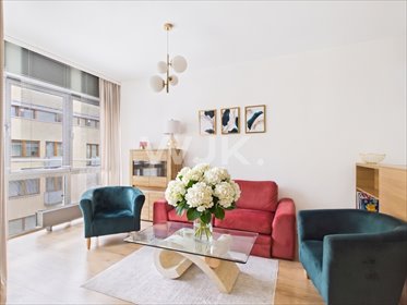 Wynajem 91 m² na Mokotowie (4 pokoje, balkon, klimatyzacja) mieszkanie Warszawa, Mokotów, Karola Chodkiewicza
