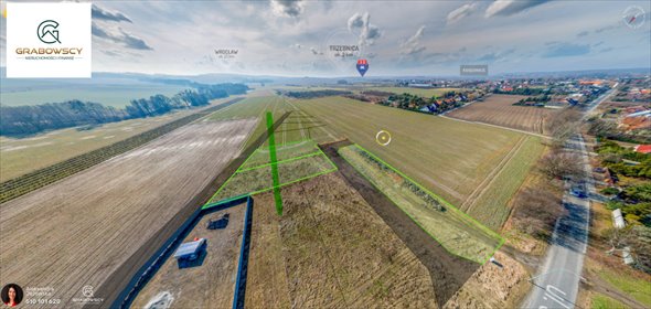 działka na sprzedaż 1468m2 działka Księginice, Sportowa