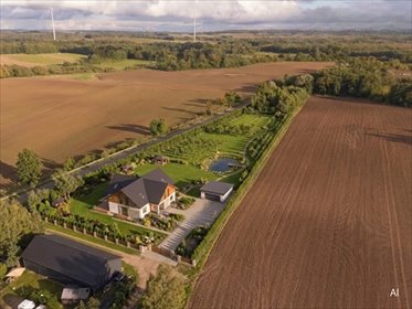 Działka z wydanymi warunkami zabudowy, 7030m2 , prywatność działka Nowa Wieś