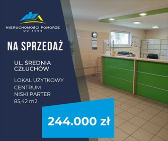 lokal użytkowy na sprzedaż 85m2 lokal użytkowy Człuchów, Średnia