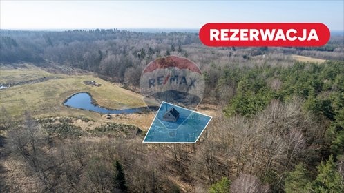 Działka 17,9 arów z prywatnym stawem i lasem działka Jatynia