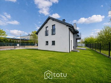 Nowoczesny dom bliźniak 167 m² z garażem w Błoniu dom Błonie, Lesznowska