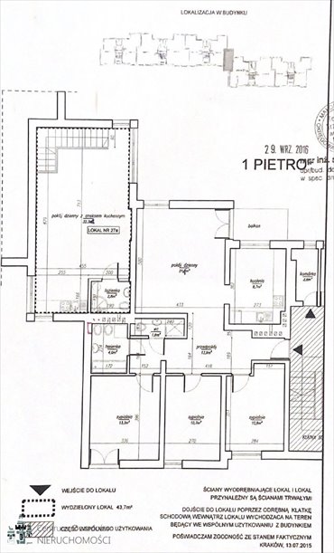 mieszkanie na sprzedaż 130m2 mieszkanie Kraków, Dębniki, Dębniki Stare