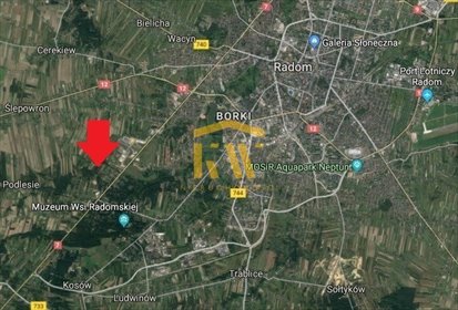 działka na sprzedaż 638m2 działka Radom, Kończyce