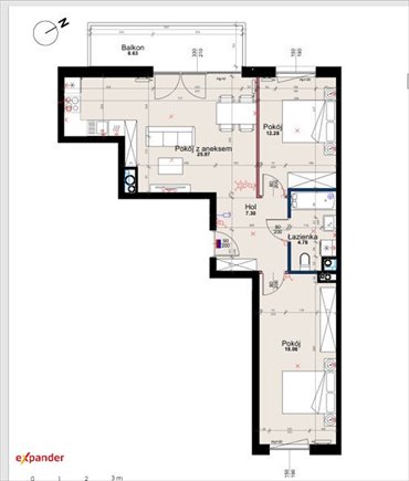 mieszkanie na sprzedaż 68m2 mieszkanie Poznań, Unii Lubelskiej