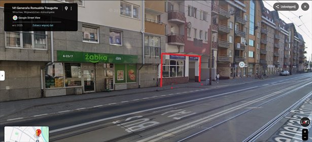 Polecam luksusowy lokal usługowo-handlowy 62 m² we Wrocławiu lokal użytkowy Wrocław, Stare Miasto, Romualda Traugutta