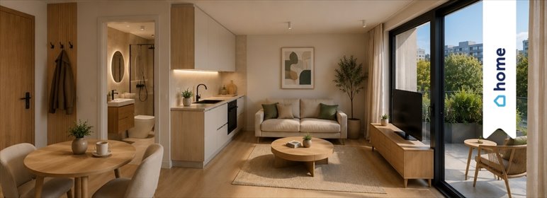 Nowoczesne studio z tarasem 8,91 m² w Katowicach mieszkanie Katowice, Wilhelma Friedricha Grundmanna