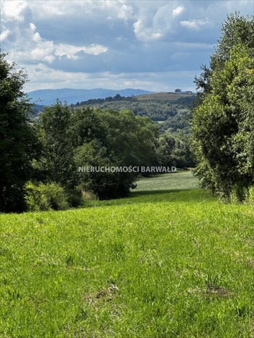 Na sprzedaż działka 2934 m² z widokiem na Beskidy działka Lanckorona