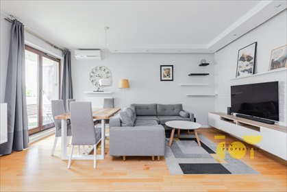 Mieszkanie 53 m² z loggią, garażem i klimatyzacją mieszkanie Warszawa, Mokotów, Bartycka