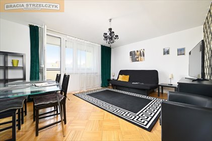 Na wynajem przestronne 2 pokoje z loggią i pięknym widokiem mieszkanie Warszawa, Praga-Południe, Gocławek, Łukowska 4