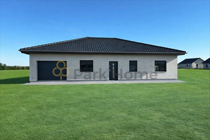 Nowoczesny dom w stanie surowym z garażem w Małomicach dom Małomice