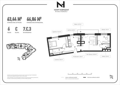 Gdynia - 3 pokoje 66 m² z balkonem w Śródmieściu mieszkanie Gdynia, Śródmieście