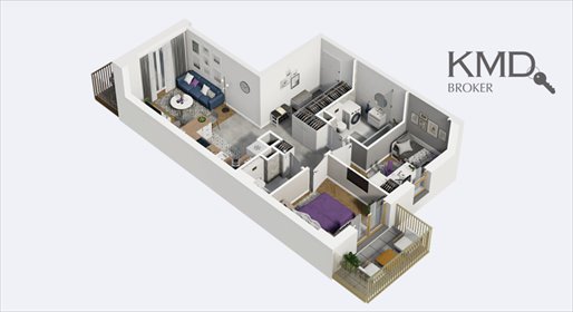 mieszkanie na sprzedaż 50m2 mieszkanie Lublin, Zemborzycka