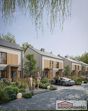 Dom bliźniak 88 m² (Lipnik, 250 m² działki) z nowoczesną architekturą dom Lipnik