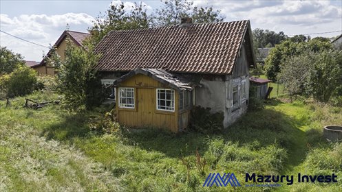 Do sprzedania działka z zabytkowym domem 63 m² w centrum Jedwabna dom Jedwabno, Aleja 1 Maja