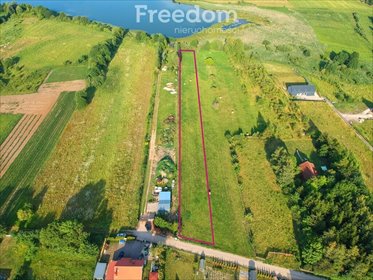 Działka z widokiem na jezioro Haleckie, 4762 m2 działka Oracze