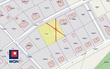 Ostatnia działka budowlana 880 m² z mediami w Gołubiu działka Stężyca, Gołubie