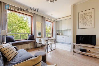 Elegancki 2-pokojowy apartament na Mokotowie - garaż i basen mieszkanie Warszawa, Mokotów, Łowicka