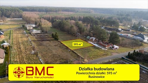 działka na sprzedaż 595m2 działka Rusinowice, Szpakowa