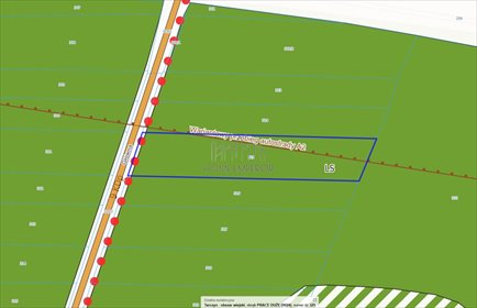 Działka pod lasy z wodą, brak zabudowy, 5092 m² działka Prace Duże, Główna
