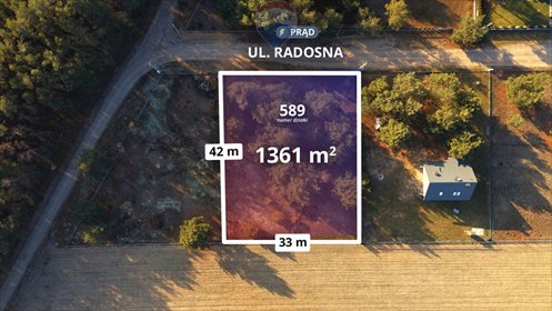 Działka budowlana pod dom w Wyszkowie – 1361 m², media, blisko natury działka Wyszków