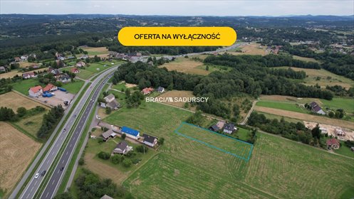Widokowa działka budowlano-usługowa 26a w Głogoczowie działka Głogoczów
