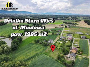 działka na sprzedaż 1985m2 działka Wilamowice