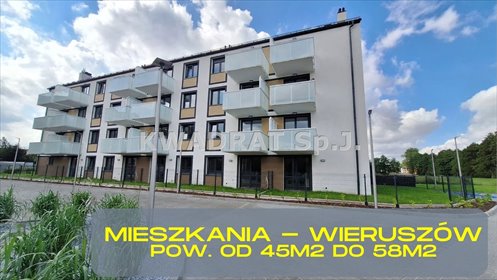 Polecam nowoczesne 44,9 m² mieszkanie z balkonem w Wieruszowie mieszkanie Wieruszów