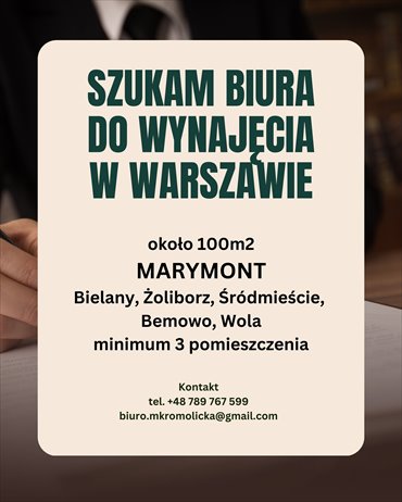 lokal użytkowy na wynajem 100m2 lokal użytkowy Warszawa