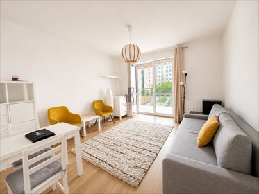 Mieszkanie 35 m² z dużym balkonem, garażem i zielonym patio mieszkanie Warszawa, Mokotów