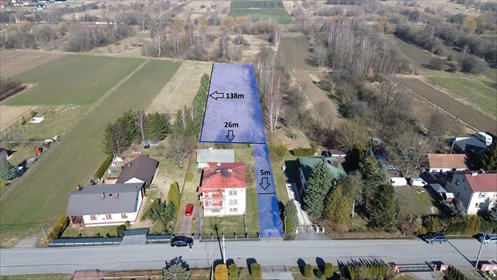 działka na sprzedaż 3800m2 działka Trzciana