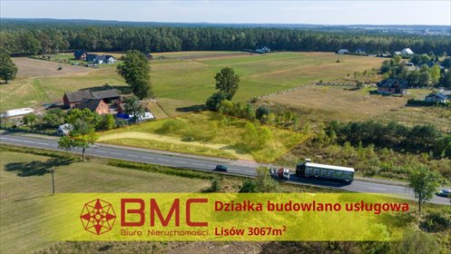 działka na sprzedaż 3067m2 działka Lisów