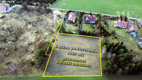 działka na sprzedaż 3009m2 działka Tarnowiec