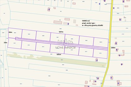 działka na sprzedaż 50000m2 działka Wola Krobowska
