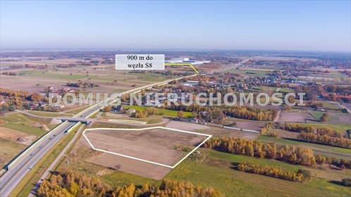 Działka inwestycyjna 26 000 m² pod magazyny, widoczna z obwodnicy działka Piotrków Trybunalski, Byki, Wiatraczna