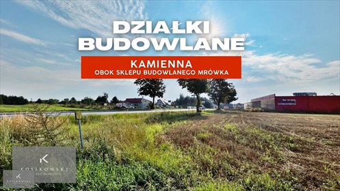 działka na sprzedaż Namysłów Kamienna 961 m2