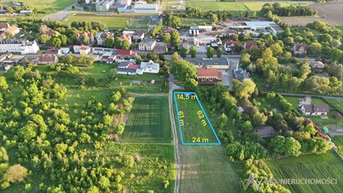 działka na sprzedaż 1170m2 działka Wińsko